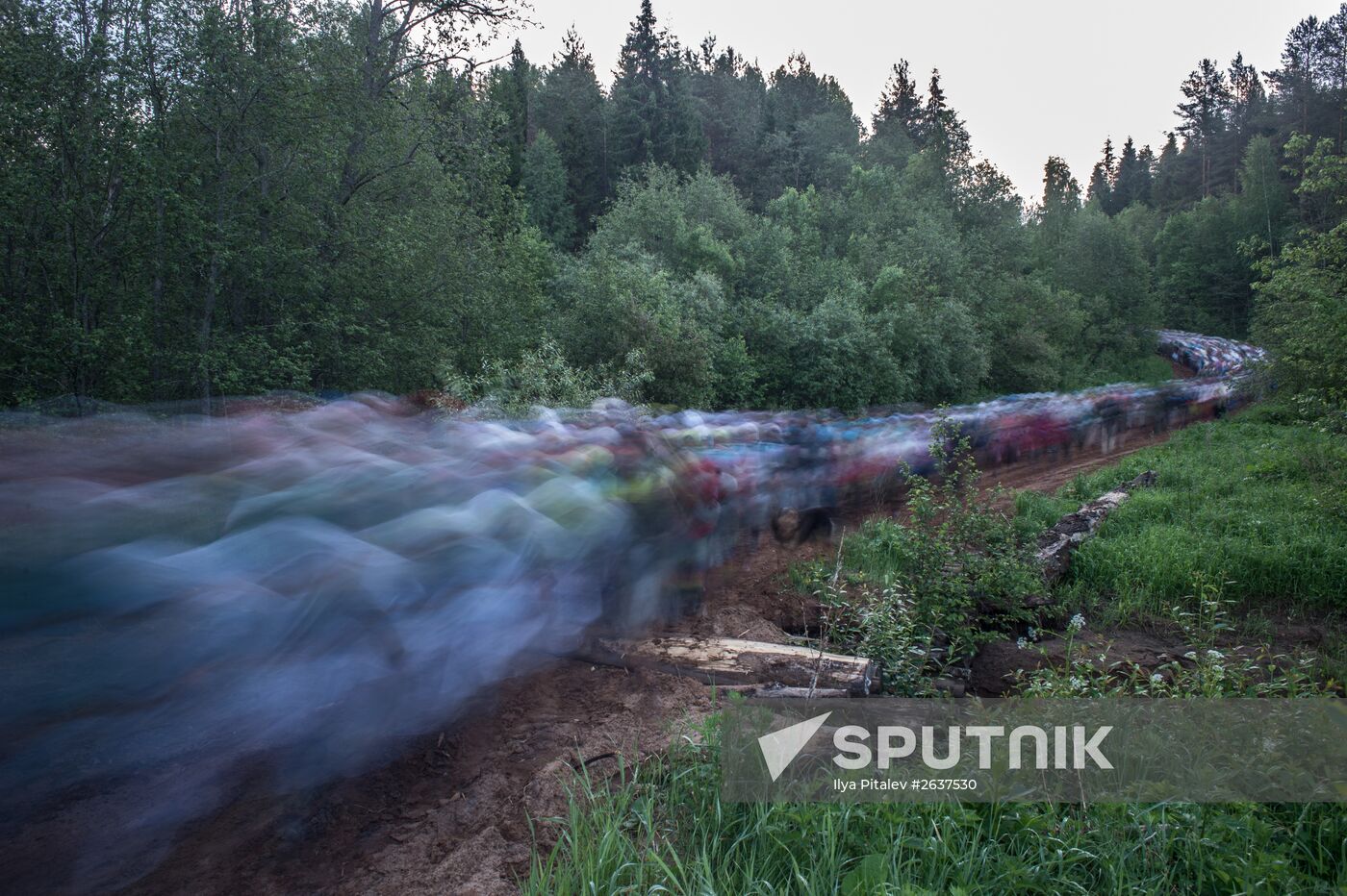 Velikaya River religious procession in Kirov Region