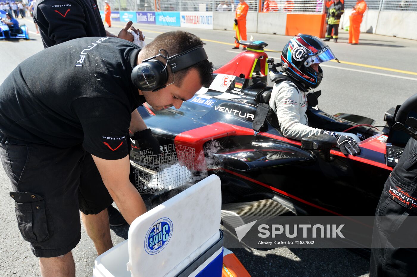 Auto racing. FIA Formula E. Moscow ePrix