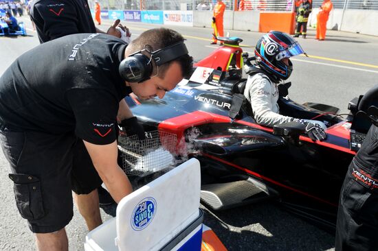 Auto racing. FIA Formula E. Moscow ePrix