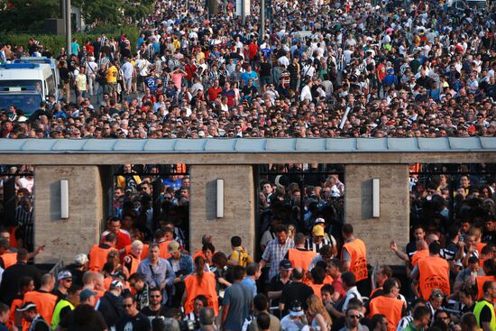 Football. Champions League. Final. Juventus vs. Barcelona