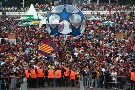Football. Champions League. Final. Juventus vs. Barcelona