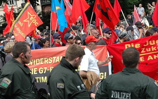 Protests against G7 Summit in Garmisch-Partenkirchen