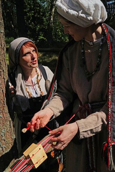 Ancient crafts festival in Kaliningrad Region