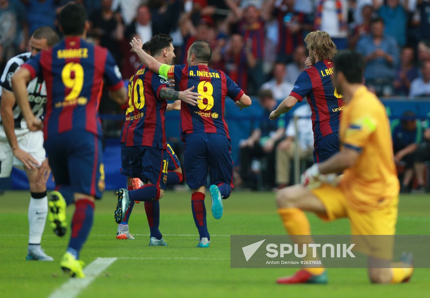 Football. Champions League. Final. Juventus vs. Barcelona