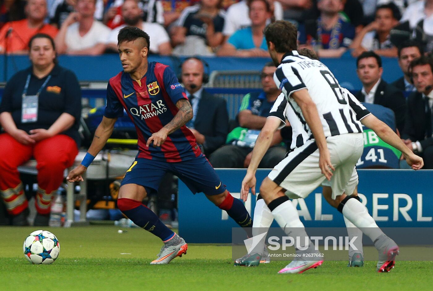 Football. Champions League. Final. Juventus vs. Barcelona