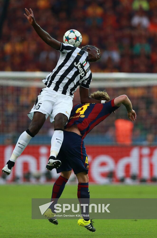 Football. Champions League. Final. Juventus vs. Barcelona
