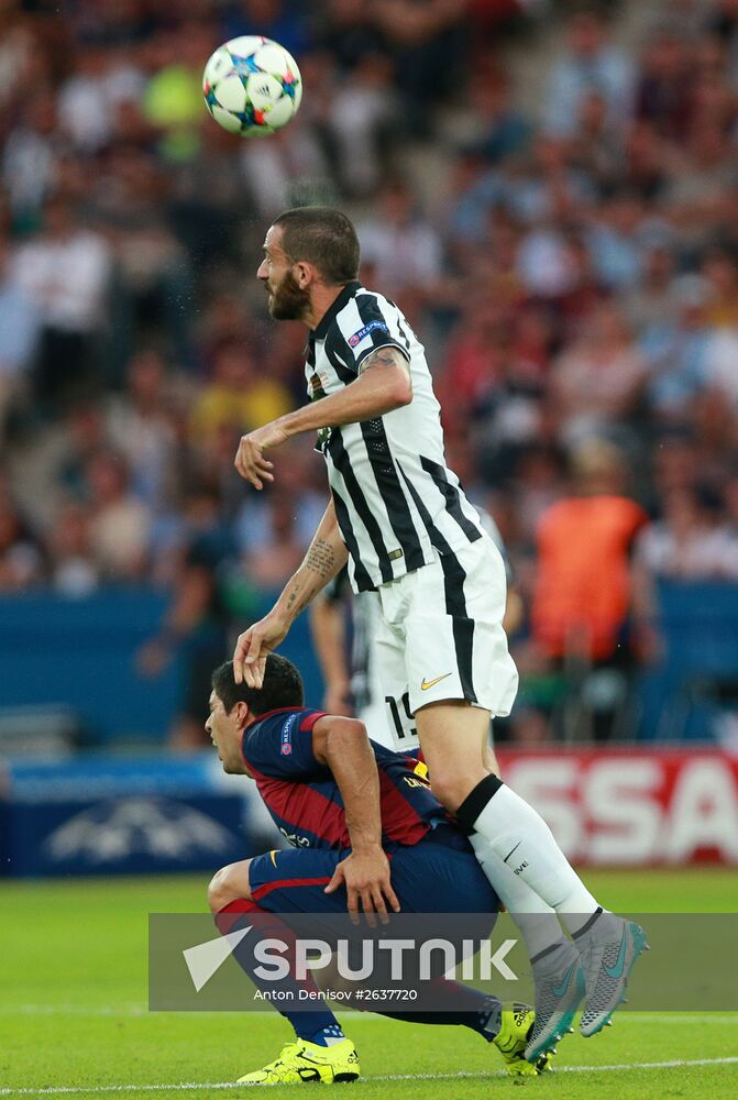 Football. Champions League. Final. Juventus vs. Barcelona