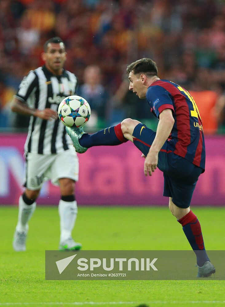 Football. Champions League. Final. Juventus vs. Barcelona