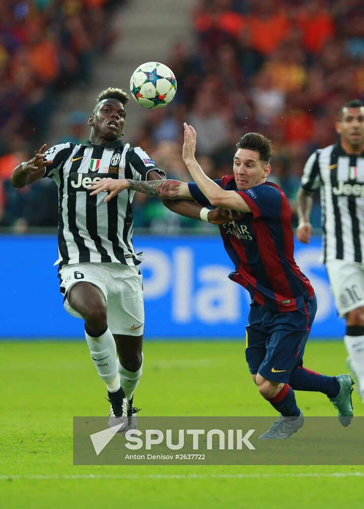 Football. Champions League. Final. Juventus vs. Barcelona