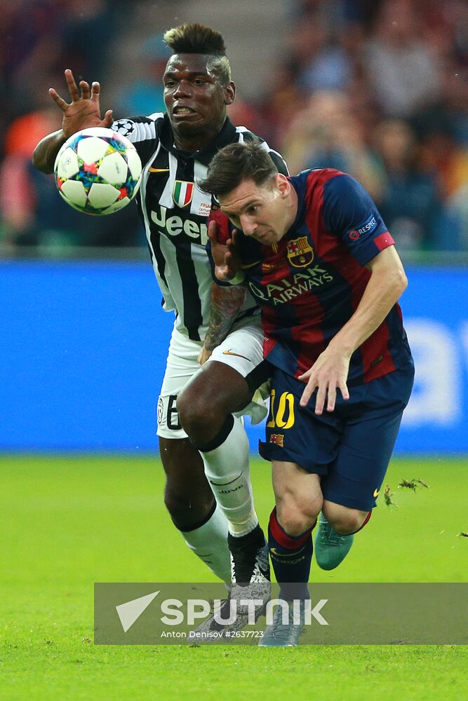 Football. Champions League. Final. Juventus vs. Barcelona