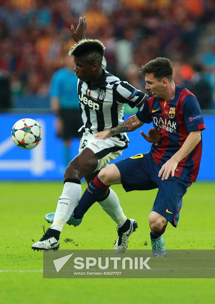 Football. Champions League. Final. Juventus vs. Barcelona
