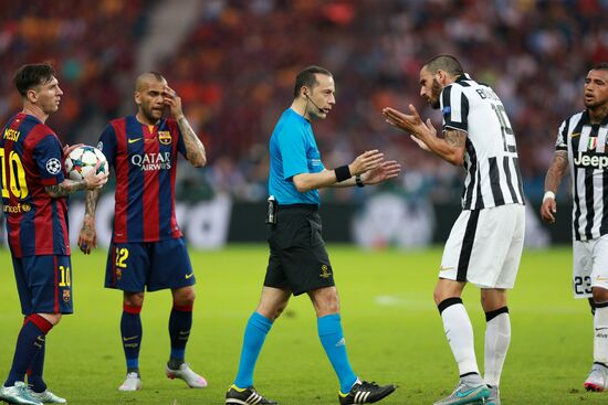 Football. Champions League. Final. Juventus vs. Barcelona