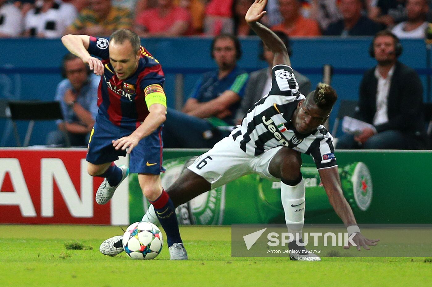 Football. Champions League. Final. Juventus vs. Barcelona