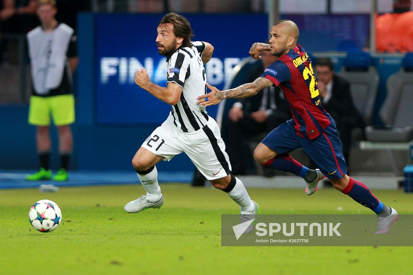 Football. Champions League. Final. Juventus vs. Barcelona