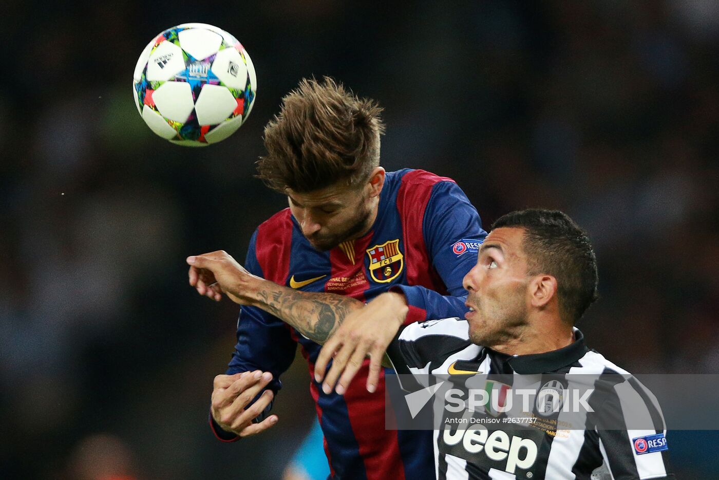 Football. Champions League. Final. Juventus vs. Barcelona