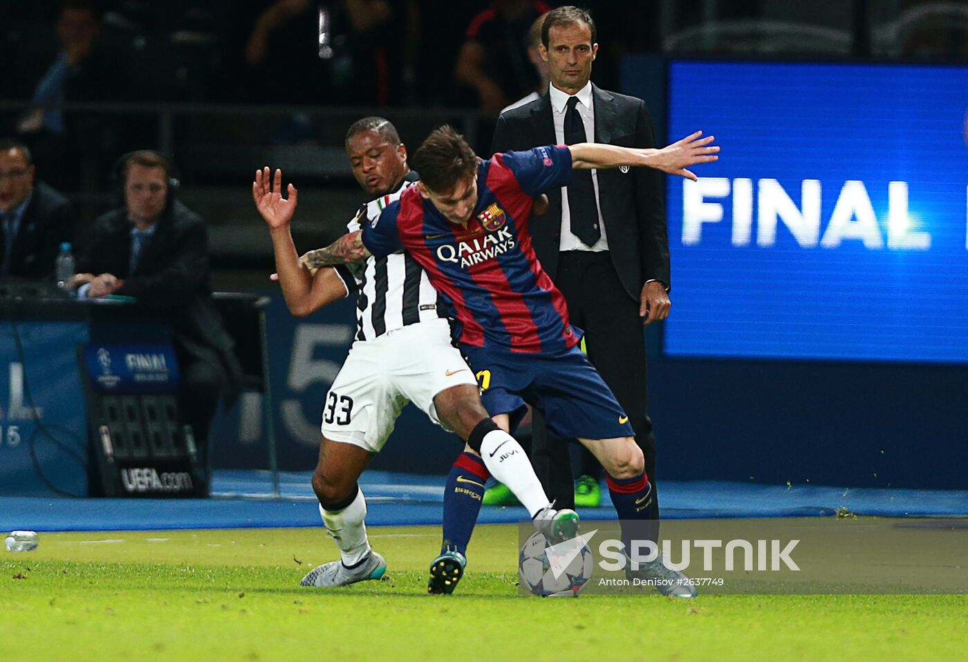 Football. Champions League. Final. Juventus vs. Barcelona