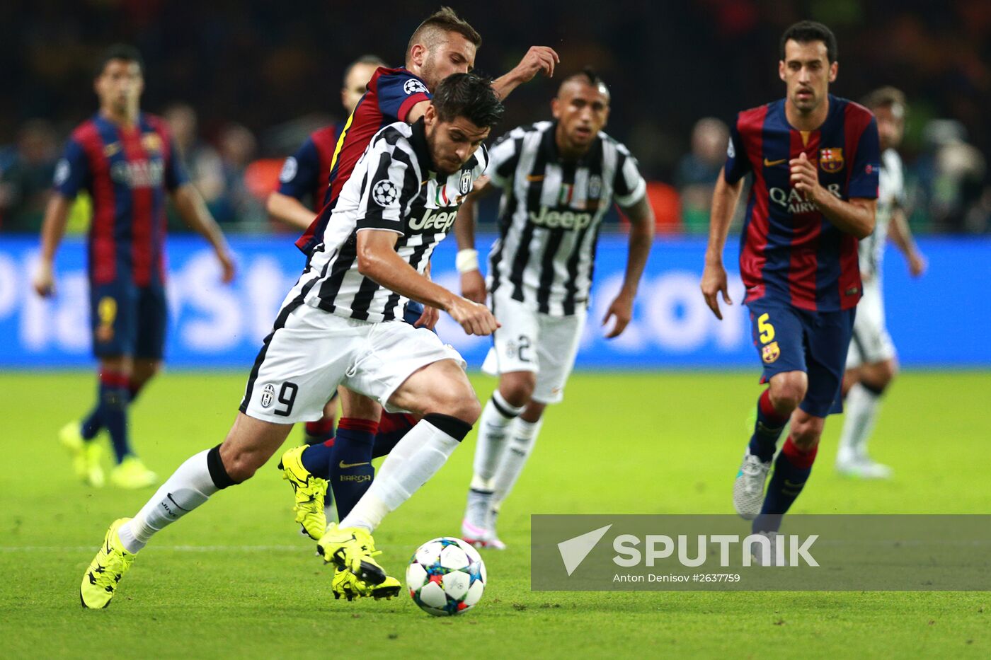 Football. Champions League. Final. Juventus vs. Barcelona
