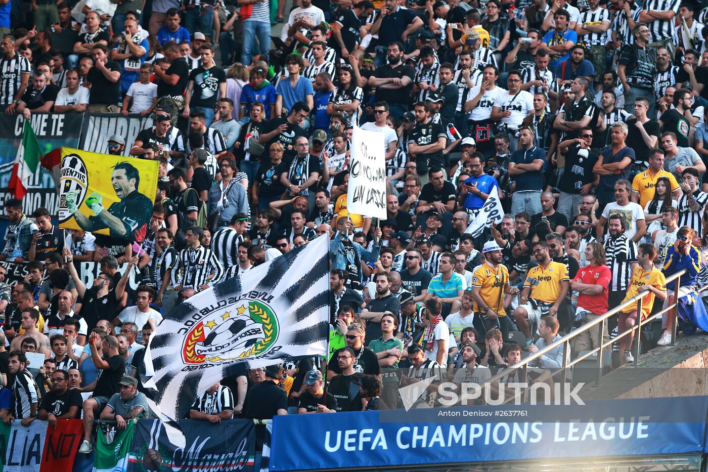 Football. Champions League. Final. Juventus vs. Barcelona