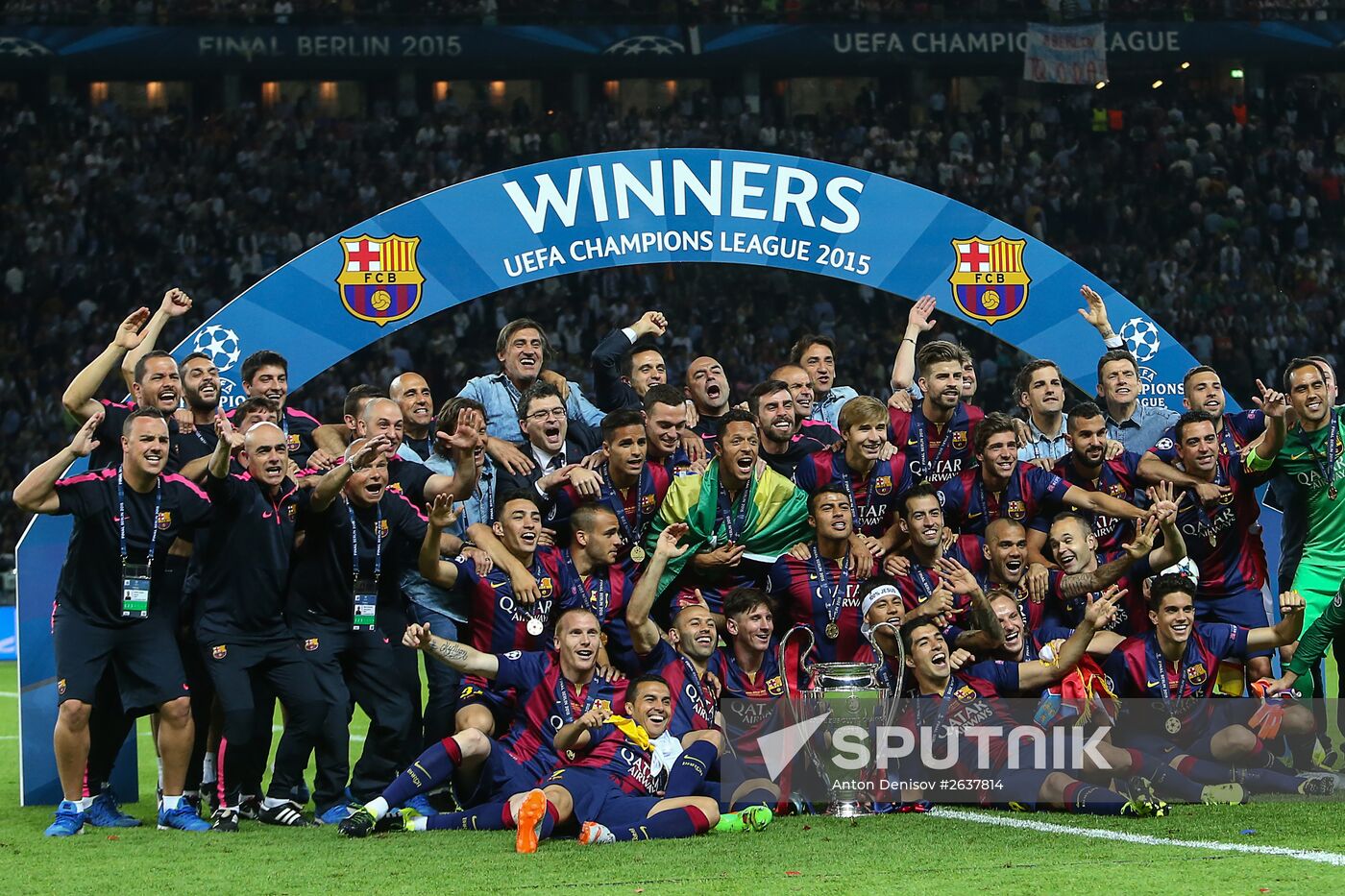 Football. Champions League. Final. Juventus vs. Barcelona