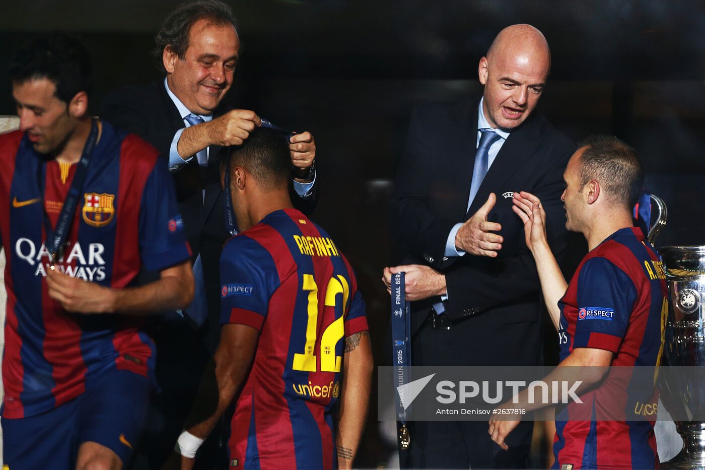 Football. Champions League. Final. Juventus vs. Barcelona