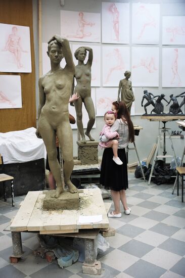 Ilya Glazunov Academy of Fine Arts open day