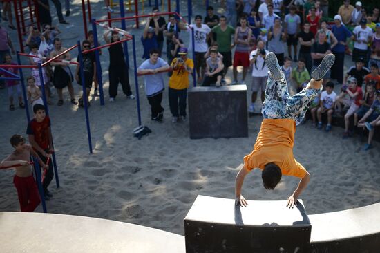 Parkour and workout venue opens in Novosibirsk