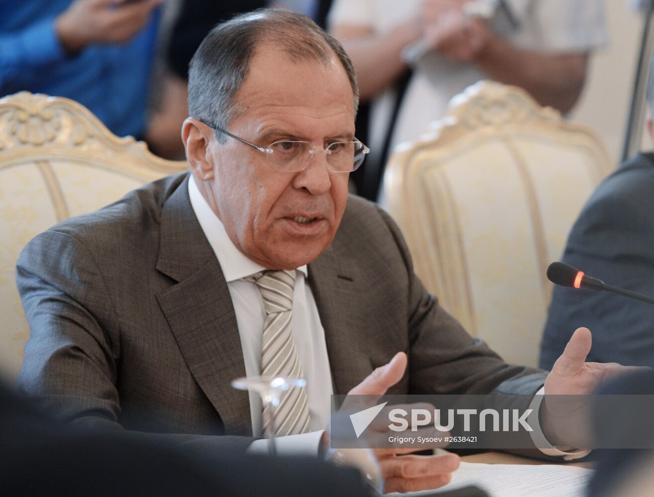 Talks between Russian and Belarusian foreign ministers Sergey Lavrov and Vladimir Makei
