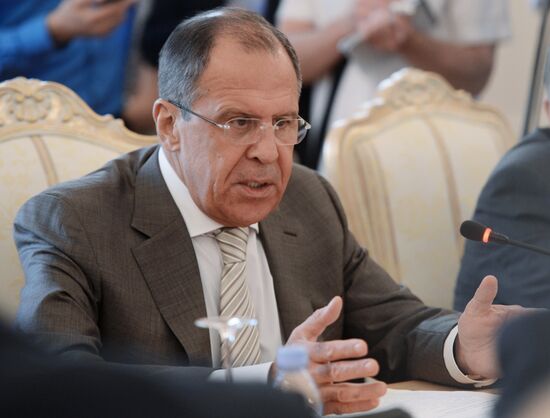 Talks between Russian and Belarusian foreign ministers Sergey Lavrov and Vladimir Makei