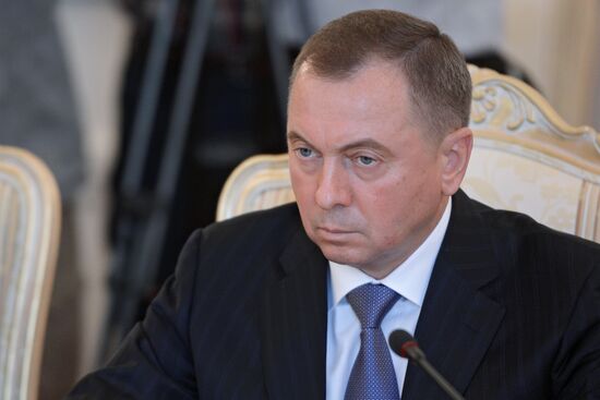 Talks between Russian and Belarusian foreign ministers Sergey Lavrov and Vladimir Makei
