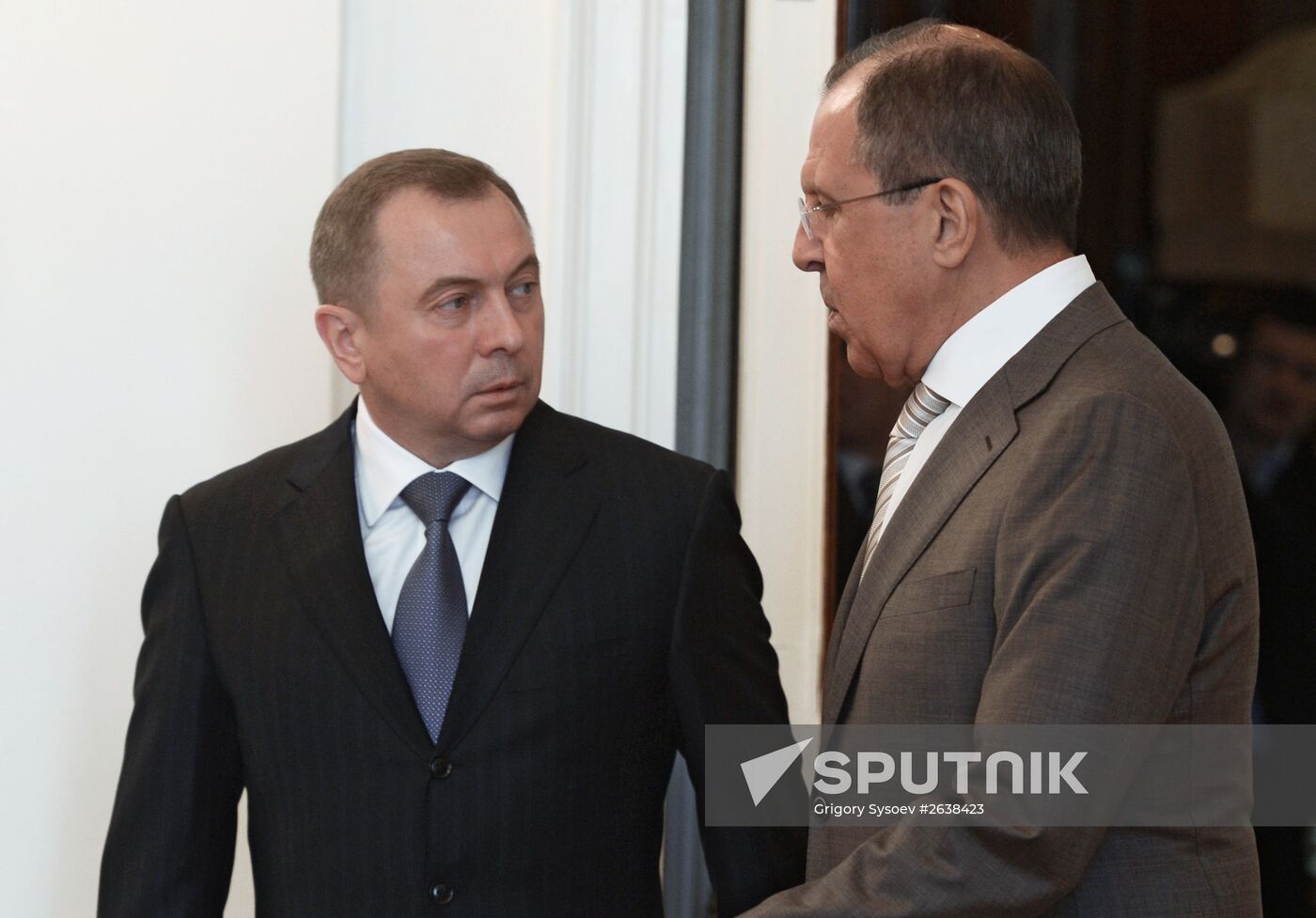 Talks between Russian and Belarusian foreign ministers Sergey Lavrov and Vladimir Makei