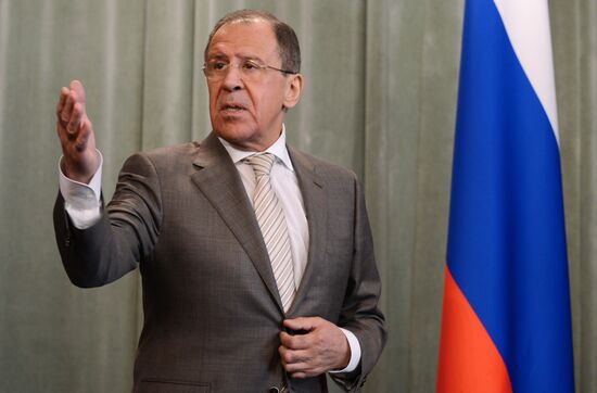 Talks between Russian and Belarusian foreign ministers Sergey Lavrov and Vladimir Makei