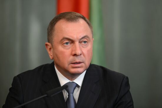 Talks between Russian and Belarusian foreign ministers Sergey Lavrov and Vladimir Makei