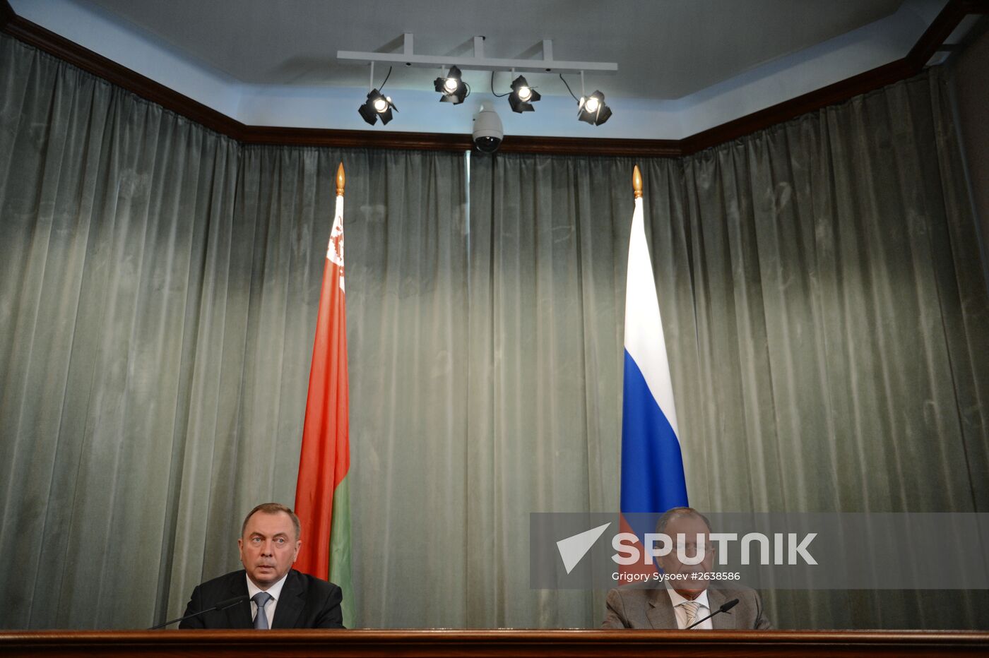 Talks between Russian and Belarusian foreign ministers Sergey Lavrov and Vladimir Makei