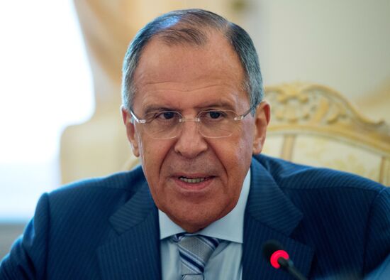 Foreign Ministers of Russia and Salvador S.Lavrov and H.R.Martinez Bonilla meet in Moscow