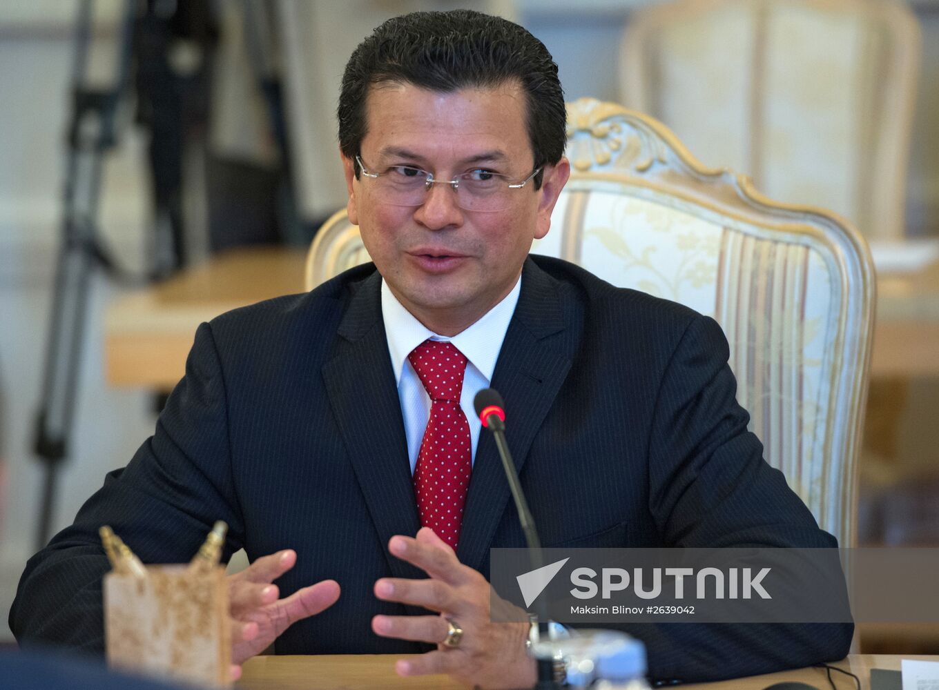Foreign Ministers of Russia and Salvador S.Lavrov and H.R.Martinez Bonilla meet in Moscow