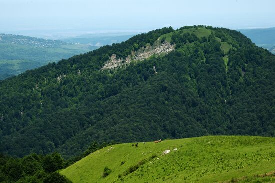 Mountain regions in Chechen Republic
