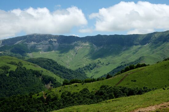 Mountain regions in Chechen Republic