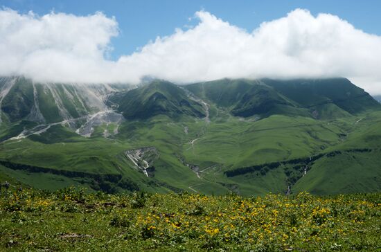 Mountain regions in Chechen Republic
