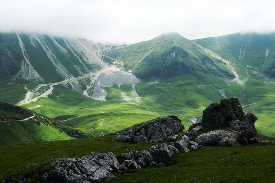 Mountain regions in Chechen Republic