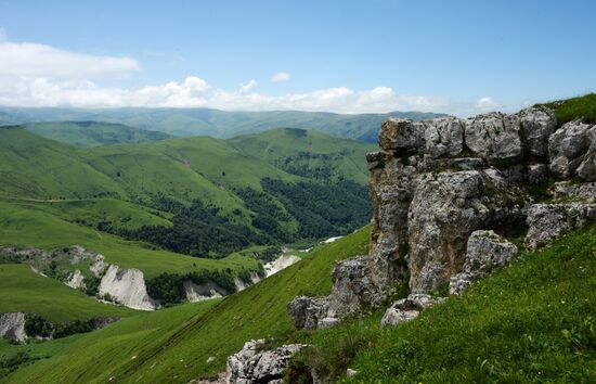 Mountain regions in Chechen Republic