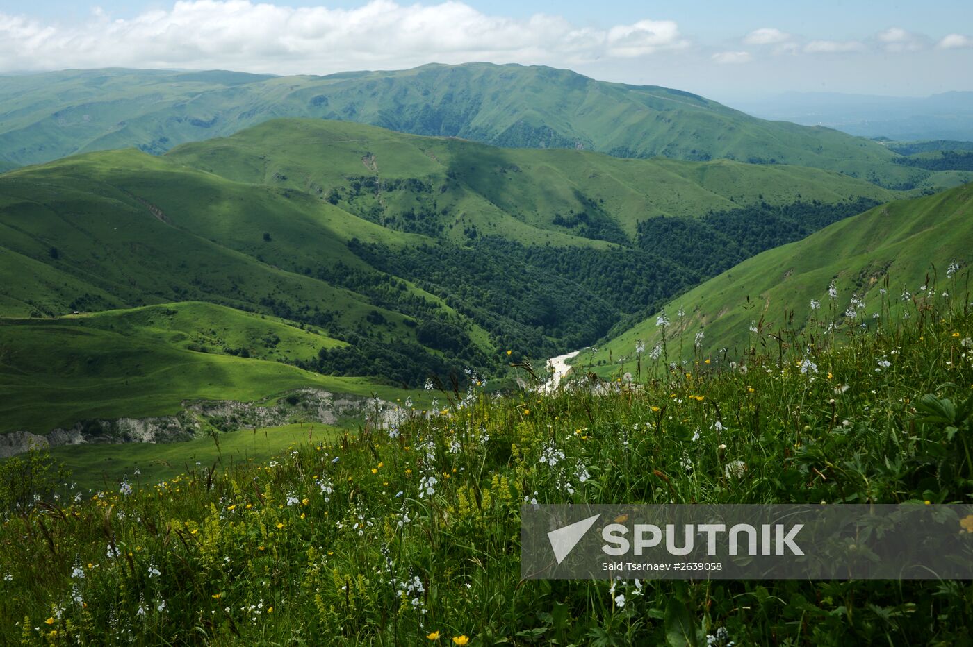 Mountain regions in Chechen Republic