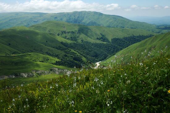 Mountain regions in Chechen Republic