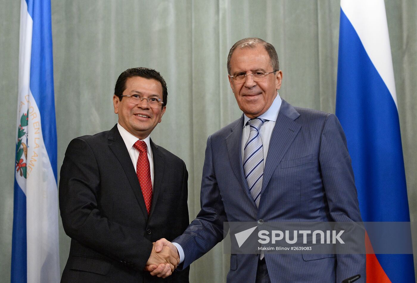 Foreign Ministers of Russia and Salvador S.Lavrov and H.R.Martinez Bonilla meet in Moscow