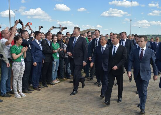 Prime Minister Dmitry Medvedev visits Volga Federal District