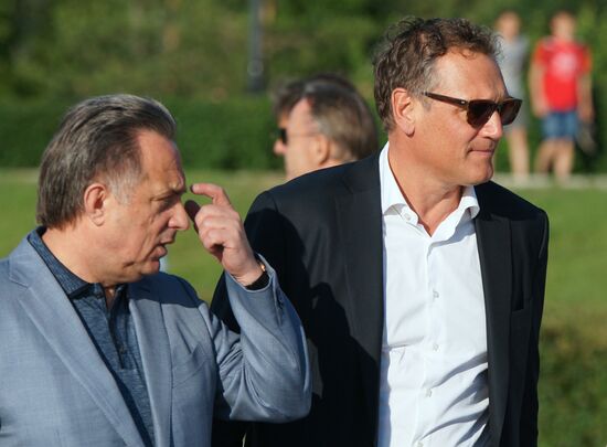 Informal meeting of fMinister of Sports Vitaly Mutko and FIFA Secretary General Jerome Valcke
