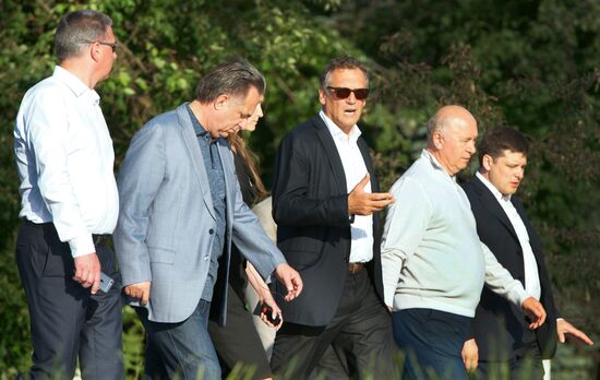 Informal meeting of fMinister of Sports Vitaly Mutko and FIFA Secretary General Jerome Valcke