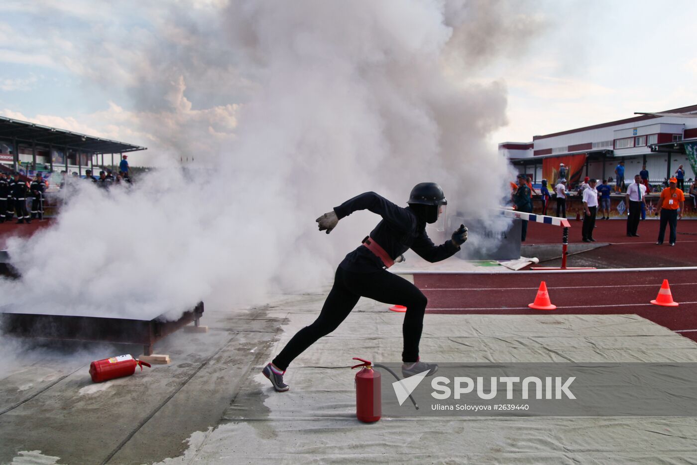 National applied firefighting sports competitions in Russia's Voronezh Region