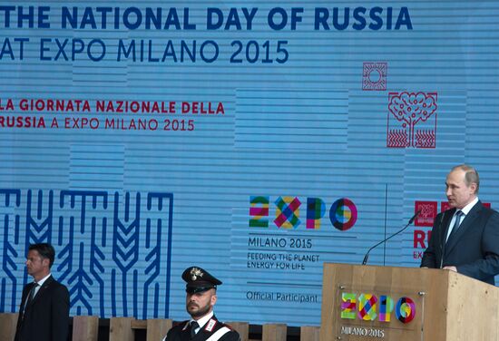 President Vladimir Putin's visit to Italy