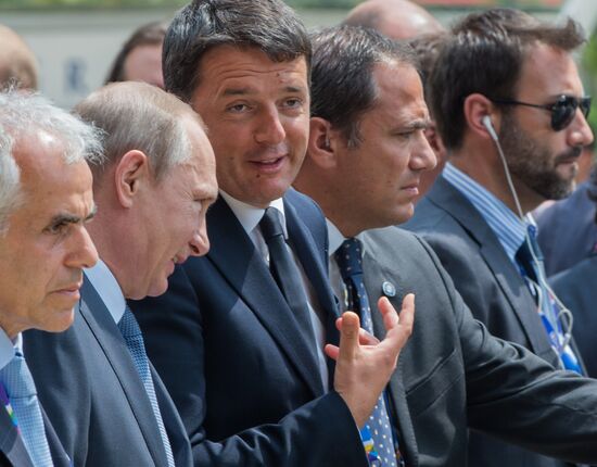 President Vladimir Putin's visit to Italy