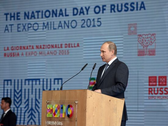 President Vladimir Putin's visit to Italy